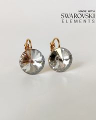 Серьги с кристаллами Swarovski