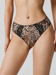 31204122417 Трусы 31204122417 темно-коричневый принт Infinity Lingerie