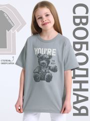 507948 Апрель Футболка серый
