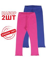 461791 Апрель Легинсы василек42+ярко-розовый