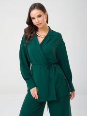 496850 Stilla Жакет изумрудный зелёный