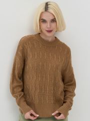 Джемпер женский 9242-94059 карамельный кофе NEWVAY