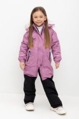 CROCKID Комбинезон ВК 60120/н/5 ГР лиловая орхидея, текстура камня