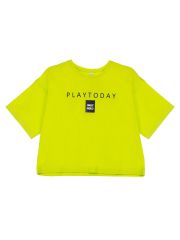 12321145 PLAYTODAY Фуфайка светло-зеленый,черный