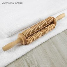 1403401 Массажёр для спины «Кукуруза», деревянный