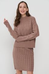 7242-50011-2300766 Костюм (Джемпер+Юбка) NEWVAY Вечерний вереск