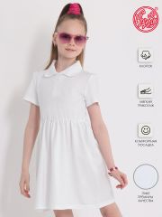 418090 Апрель Платье белый