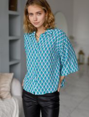 505962 VILATTE Блузка морская волна