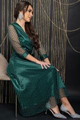 П11675 LT Collection Платье зеленый