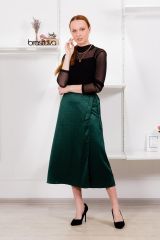 330970 Braslava Юбка зелёный с рисунком