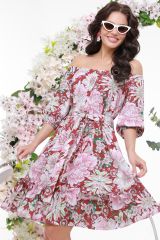 DStrend Платье П-3919-0105 Бордовый