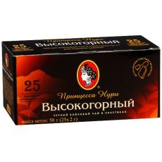 Чай Принцесса Нури: Высокогорный 2гр*25 пакетов,с ярлычком