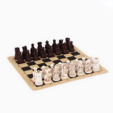 Шахматы настольные сувенирные «Династия Цин» 28×28 см, король h=5.5 см, пешка h=4.5 см