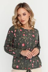456339 RISE Блузка Хаки