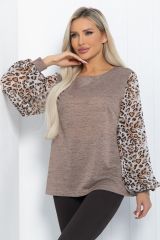 Б12249-30 LT Collection Джемпер коричневый