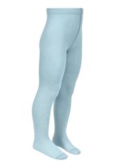 Omsa Колготки OMSA kids Collant 12A02-2 школа с ажурным рисунком без пятки Blu Сhiaro (Голубой)