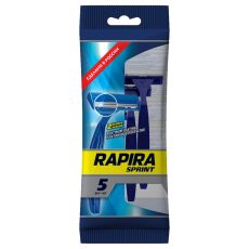 ЦЕНА ЗА 2 УП! Бритвенные станки одноразовые Rapira Sprint, 2 лезвия, 5 шт 2111560