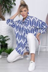 Б10588 LT Collection Рубашка сине-белый