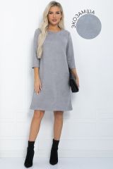 П12242-6 LT Collection Платье серый