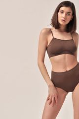 SL016 Трусы MY Brownie (темно-коричневый) Слип