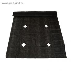 1415668 Материал мульчирующий, с перфорацией, 10 × 1,6 м, плотность 80, с УФ-стабилизатором, чёрный, Greengo, Эконом 20%