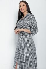 П11218 LT Collection Платье черно-белый