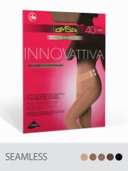 INNOVATTIVA 40 (бесшовные) Omsa Колготки Caramello (Бежевый);Fumo (Серый);Lola (Коричневый);Daino (Бежевый);Nero (Черный)