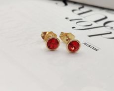 Серьги с кристаллами Swarovski Гвоздики