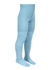 Omsa Колготки OMSA kids Collant 12A01-2 с ажурным рисунком (бабочки) без пятки Blu Сhiaro (Голубой)