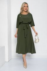 П12476-15 LT Collection Платье зеленая сосна