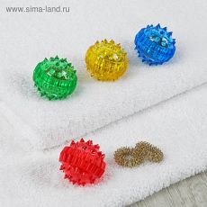 ЦЕНА ЗА 5 ШТ! 1310891 Набор массажёров «Су-джок», 2 кольца, цвет МИКС