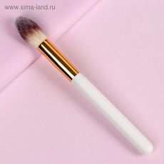 4430210 Кисть для макияжа, 18 см, цвет белый