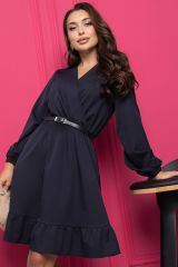П7258 LT Collection Платье тёмно-синий