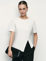 503056 ZARINA Футболка белый