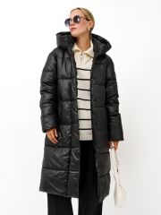 82955z черный Пуховик женский HOOPS