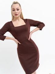 509667 ОПТМОДА Платье Шоколад