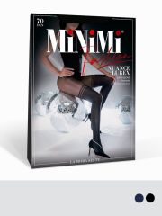 NUANCE LUREX 70 #1 (имитация чулок с люрексом) Minimi Колготки Blu (Синий);Nero (Черный)
