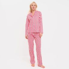 Пижама женская (рубашка, брюки) KAFTAN «Полоска», размер 40-42