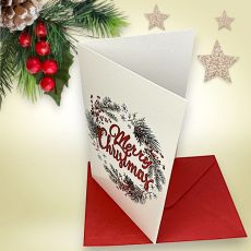Открытка поздравительная + конверт Новогодний подарок