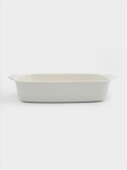 Форма для запекания, 29х22 см, керамика, прямоугольная, молочная, Baker