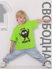 466549 Апрель Футболка ярко-салатовый