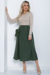 Ю12042 LT Collection Юбка хаки