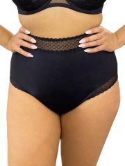 923/5-P ISLA BLACK Трусы высокие KINGA
