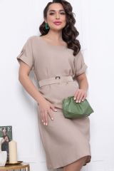 П5808 LT Collection Платье бежевый