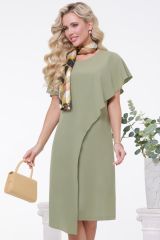 DStrend Платье П-3922-0196-02 Оливковый