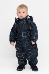 CROCKID Комбинезон ВК 60032/н/50 Ал индиго, кубики