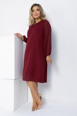 П12618-25 LT Collection Платье бордовый