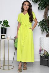 П10593 LT Collection Платье ярко-лаймовый