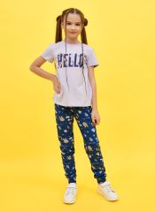 9221 (2212) Пижама для девочки Baykar Лиловый