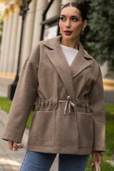 Б14130-7М LT Collection Пальто коричневый